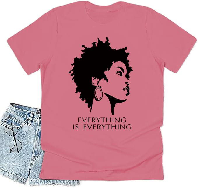 Black History Shirts Black Graphic tees for Men and Women, Magic Fashion Afro American Natural Hair Vintage Melanin T-Shirts