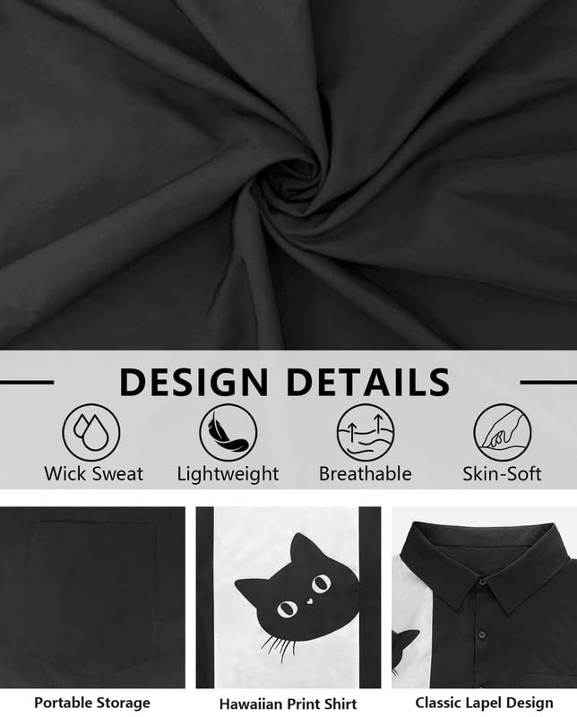 Yuyapu Button Down Shirt Men Causal Big and Tall Shirts for Men Short Sleeve Button up Summer Beach Work Shirts Plus Size