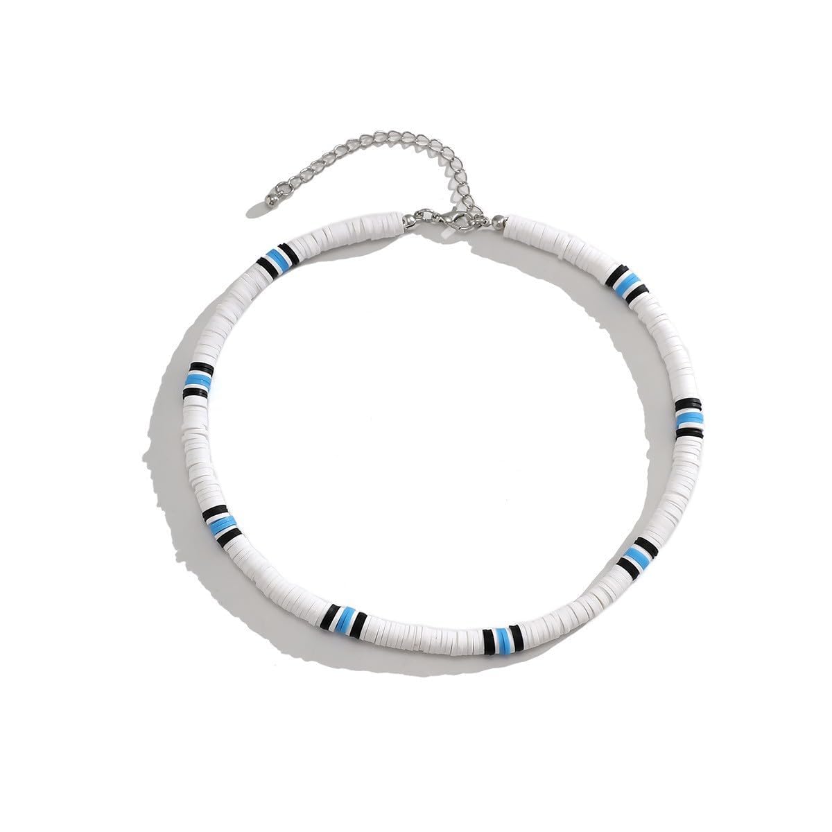 cotwdi Puka Shell Necklace Men Beaded Beach Necklaces for Men Surfer Necklace Black Brown Wood Beaded Jewelry Coconut Shell Conch Cowrie Seashell Necklaces Hawaiian Summer Beach Jewelry