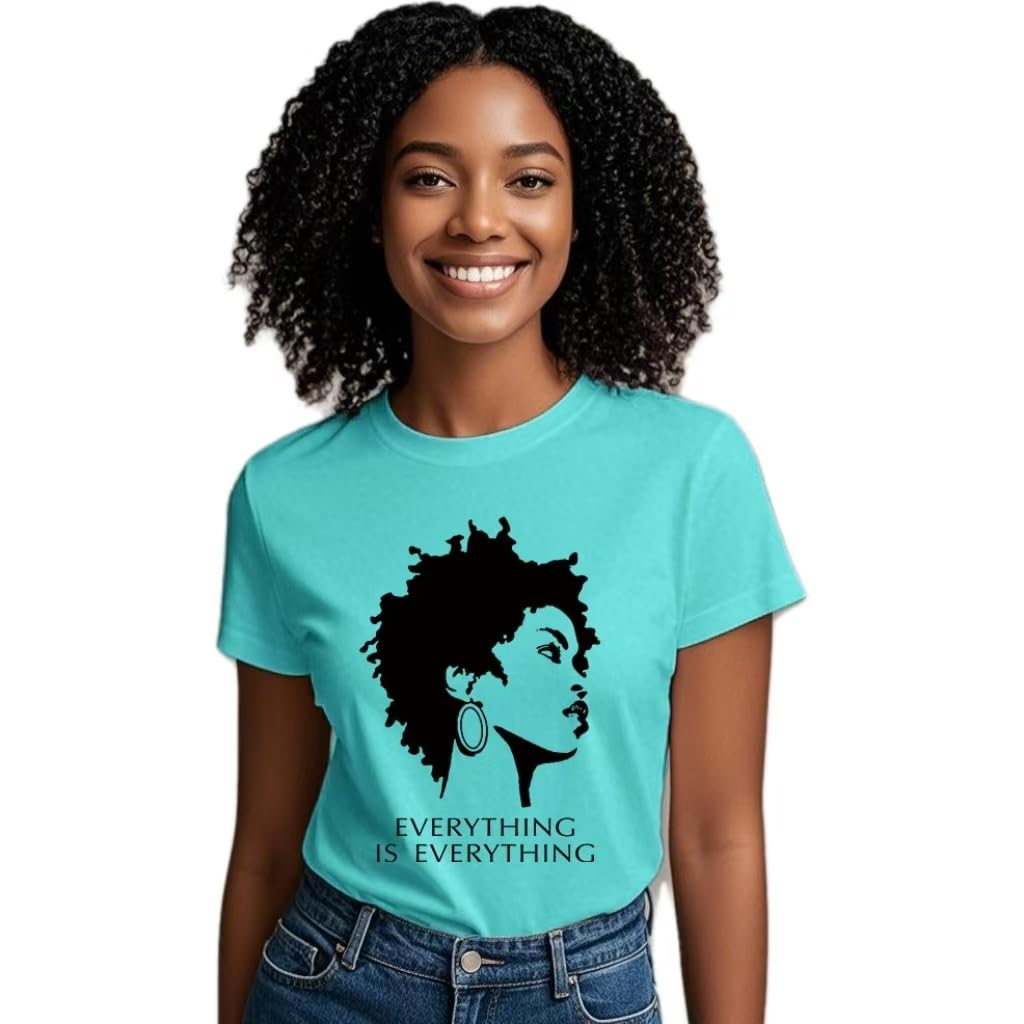 Black History Shirts Black Graphic tees for Men and Women, Magic Fashion Afro American Natural Hair Vintage Melanin T-Shirts
