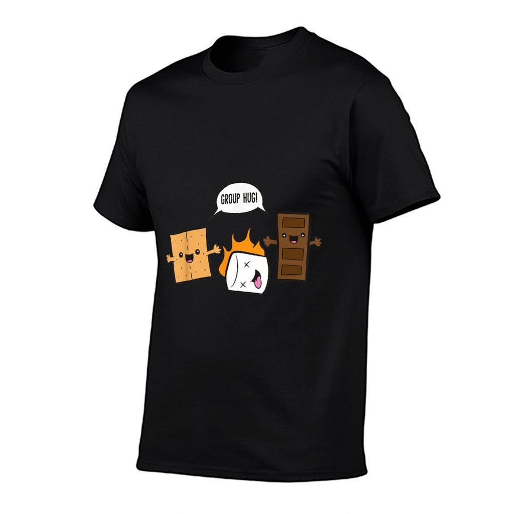Group Hug Camping Campfire Chocolate Marshmallow SMores  Vintage-inspired T-Shirt