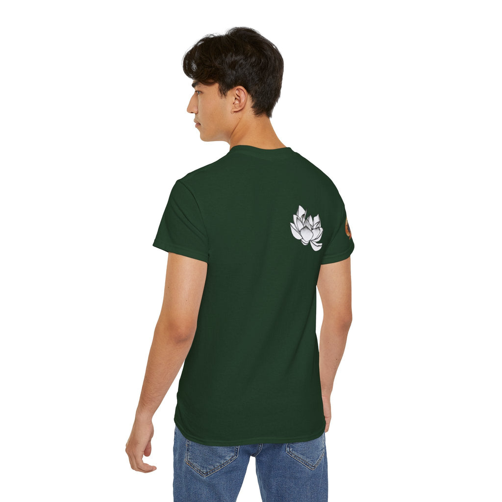 Fine Art Buddha Chalk Drawing Print Unisex Ultra Cotton Tee