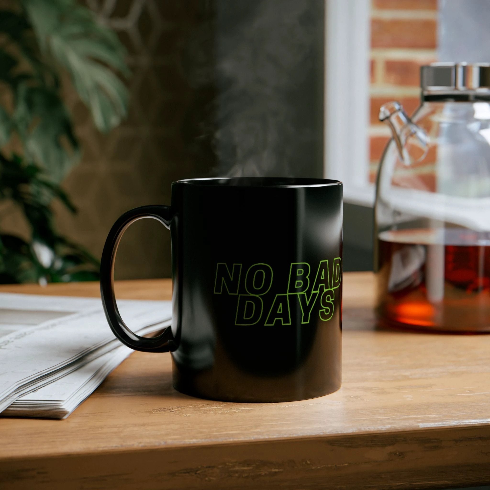 No Bad Days Black Coffee Mug - 11oz & 15oz