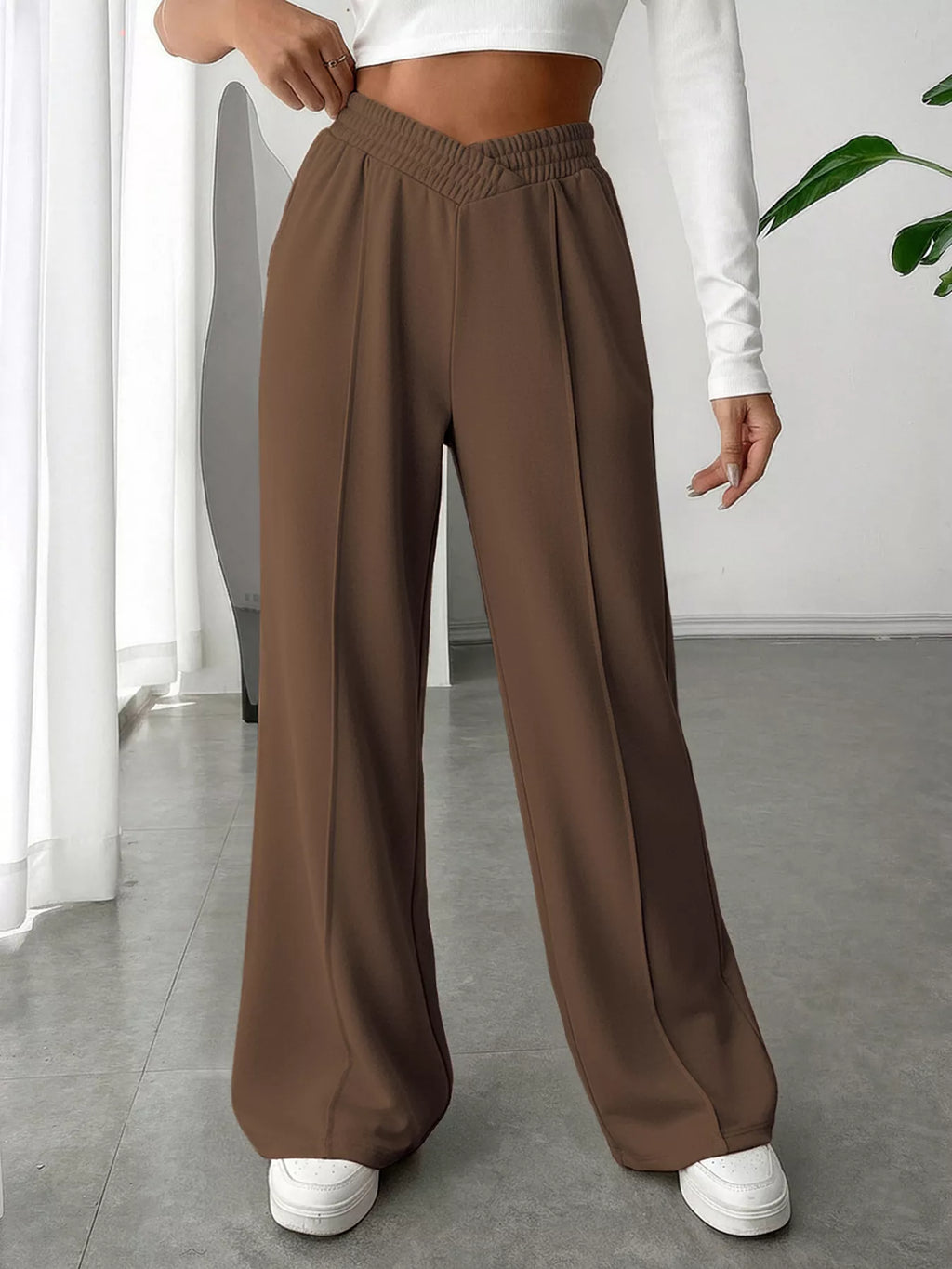 Wide Leg High Waist Pants for All