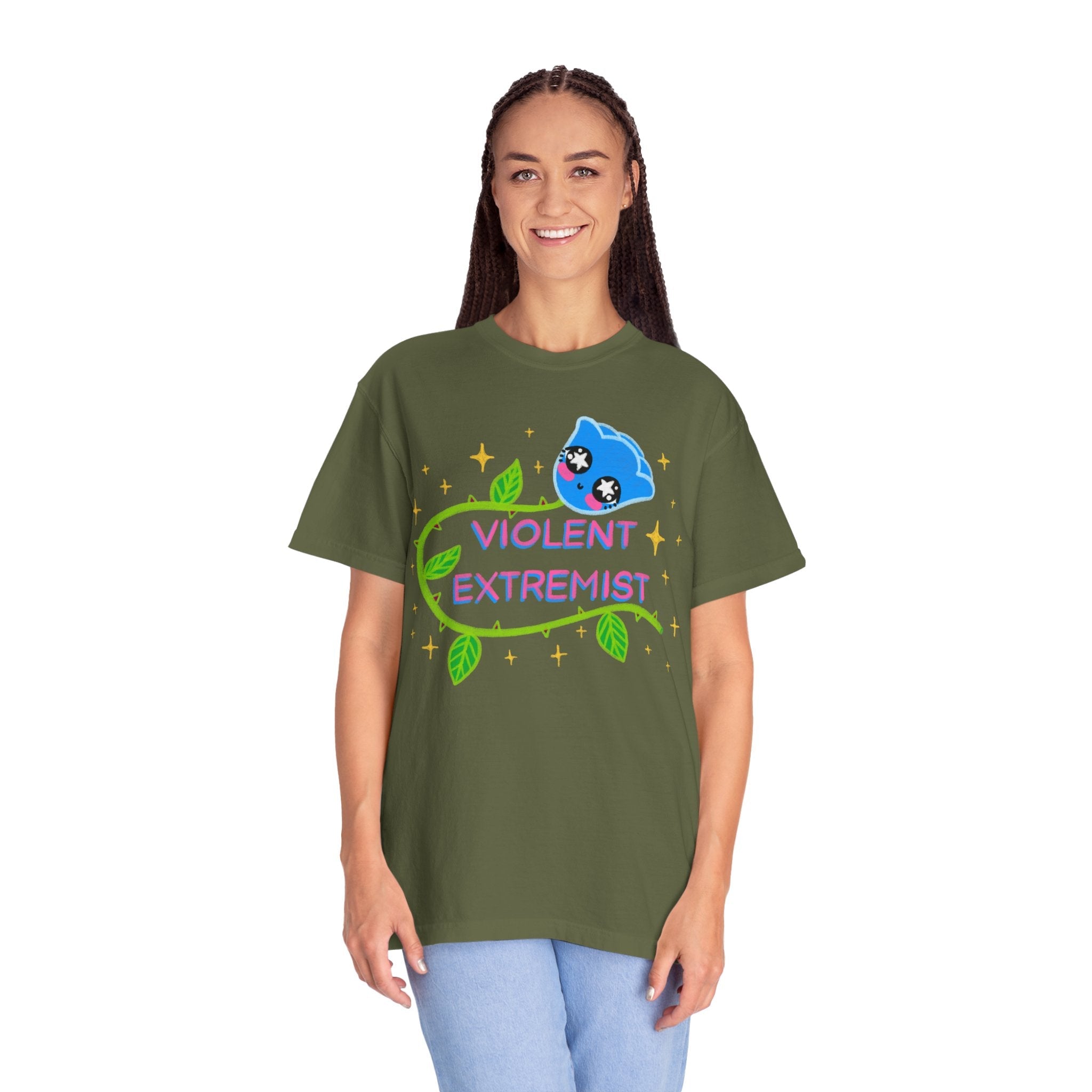 Trans Blue Rose Tee
