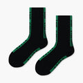 Men's Creative And Minimalist Printed Casual Breathable Mid Length Socks