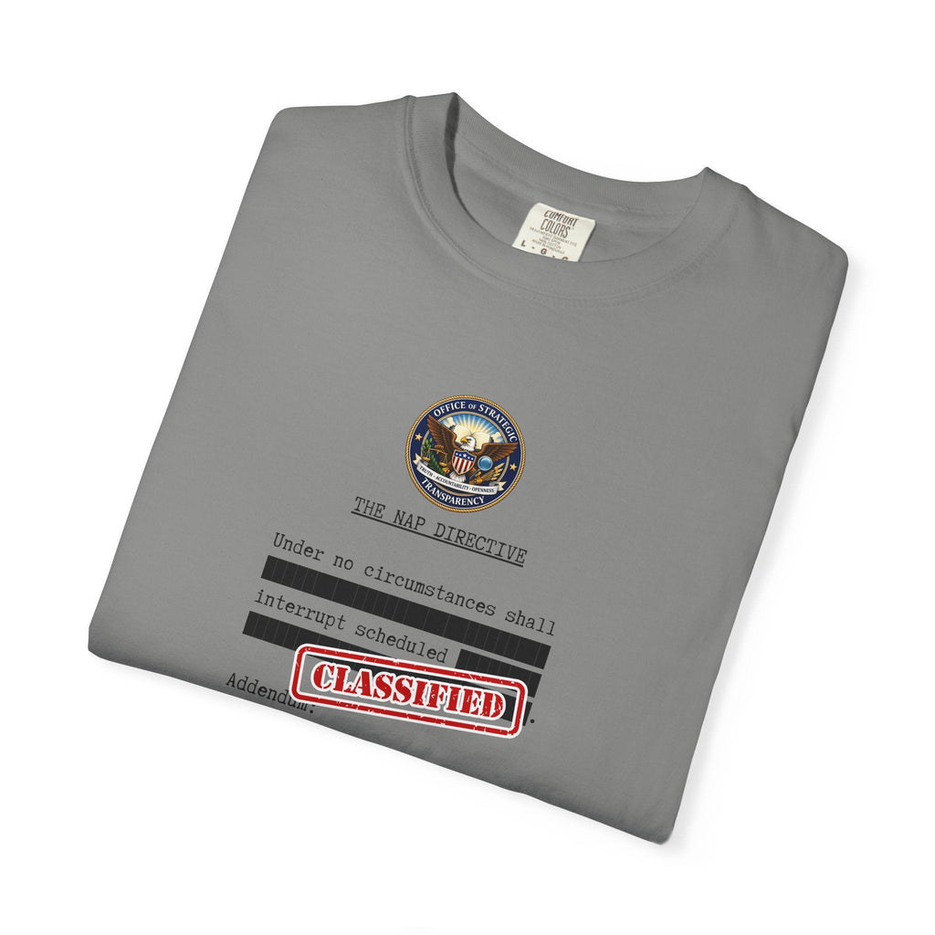The Nap Directive Unisex T-Shirt – Official Rest Policy Graphic Tee
