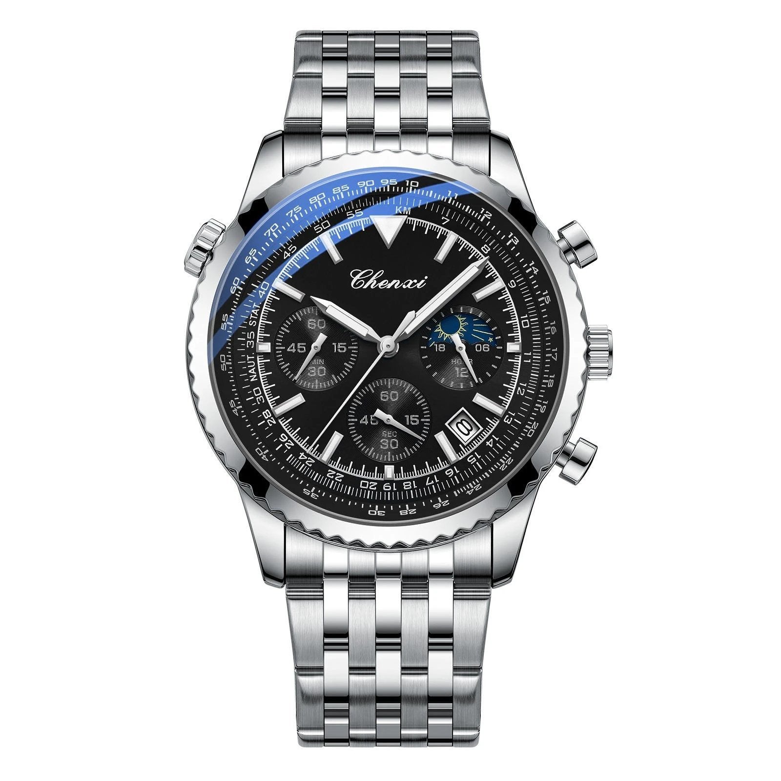 Men's Table Quartz Luminous Waterproof Watch