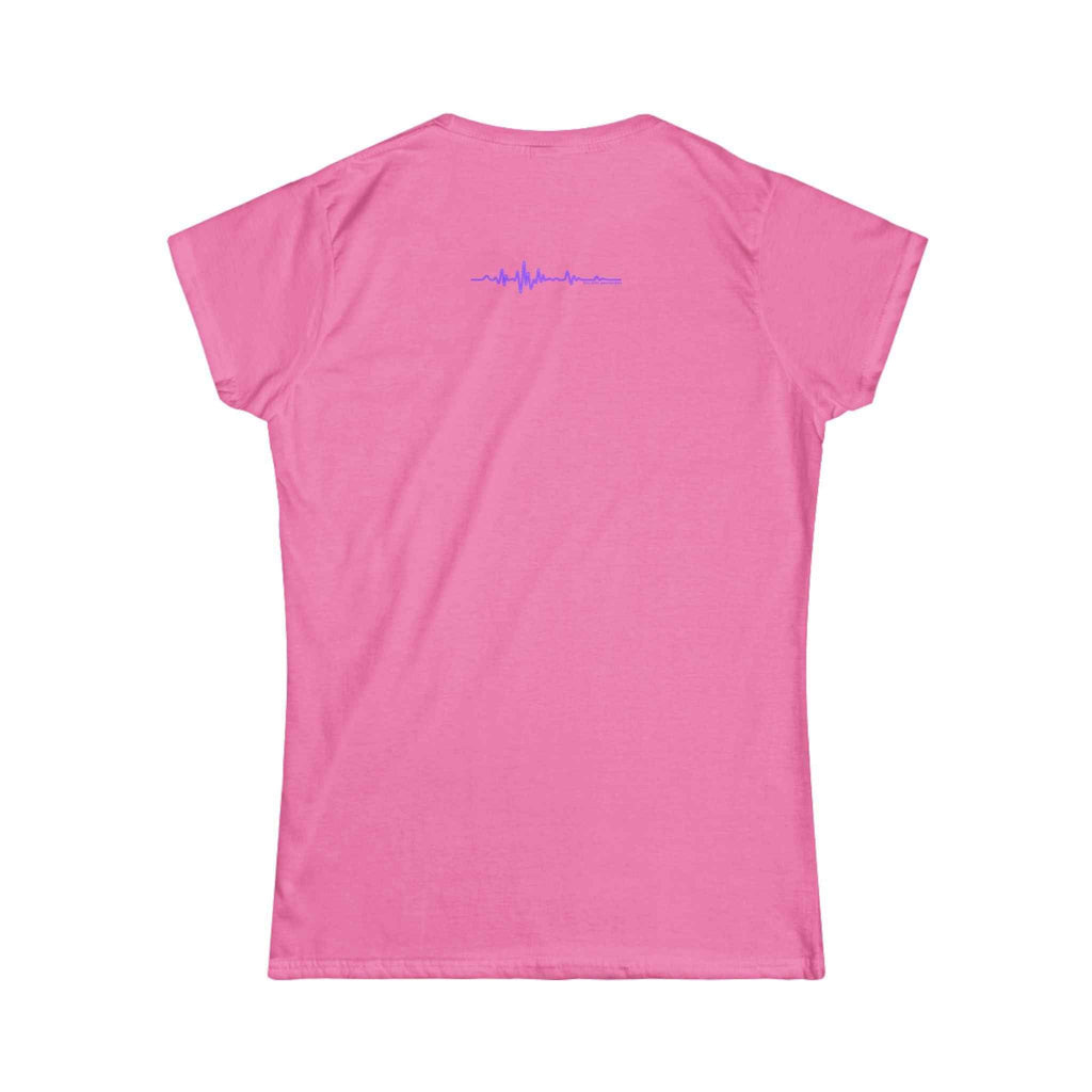 Glitch Halo Women’s Epilepsy Awareness T-Shirt – Purple Ribbon Awareness Tee