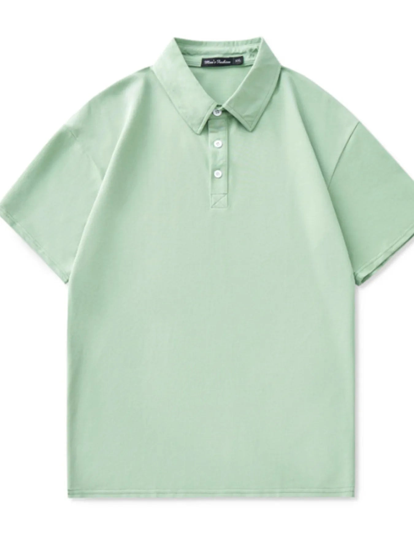 Men's Plus size Button Detail Short Sleeve Polo