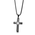 Men's Titanium Steel Wire Cross Necklace