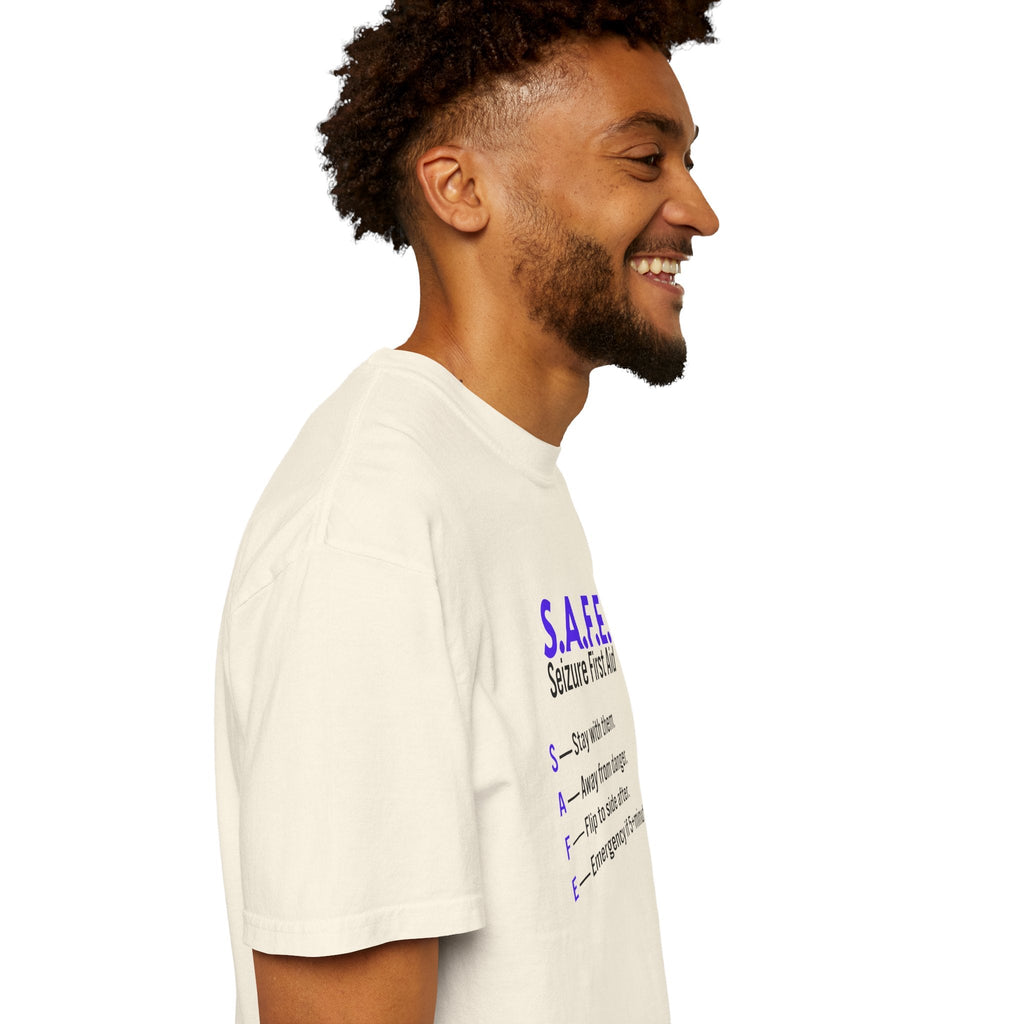 S.A.F.E. Seizure First Aid T-Shirt – Epilepsy Awareness Education Tee