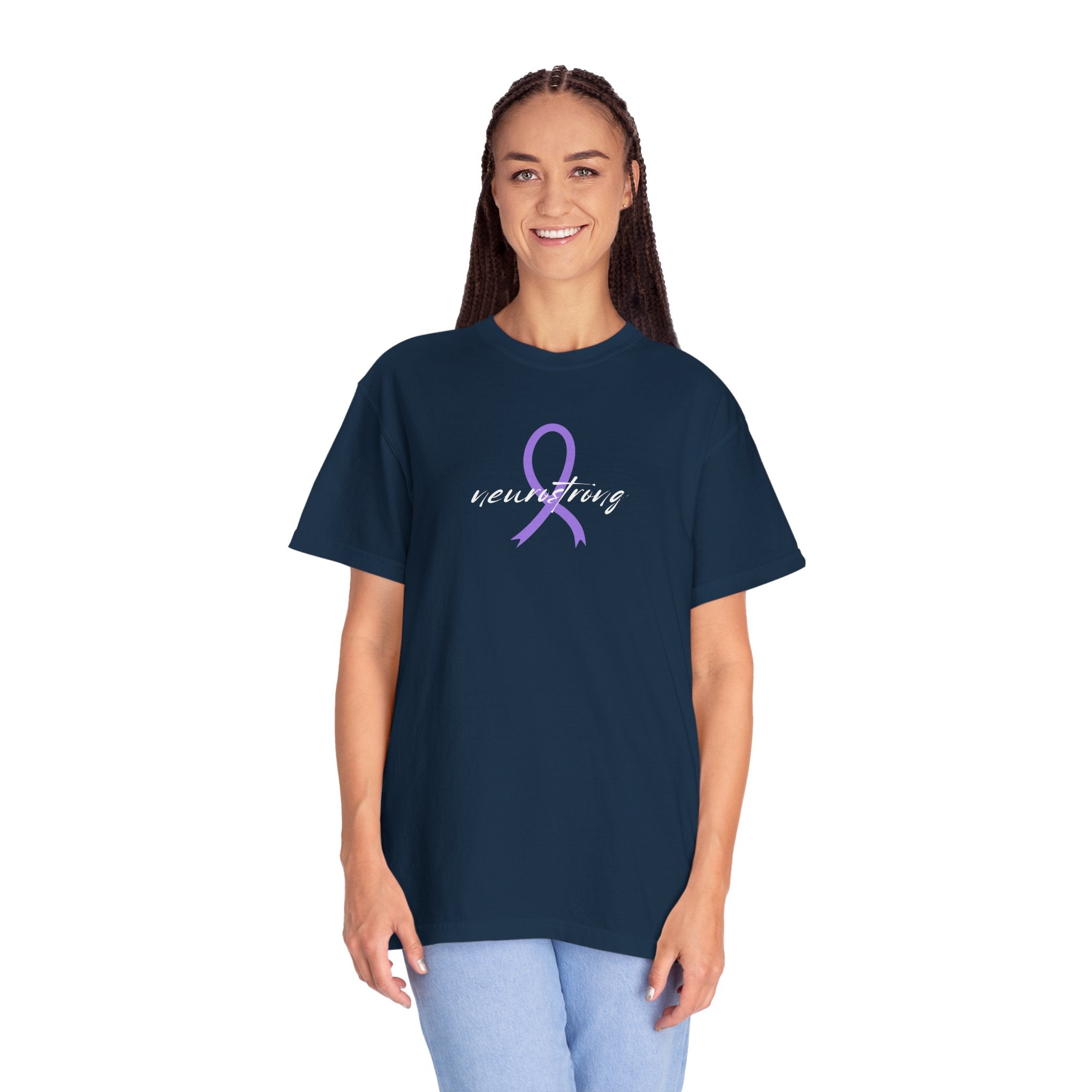 Neurostrong Epilepsy Awareness T-Shirt | Purple Ribbon Tee