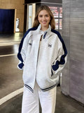 Zip Up Color Block Jacket - Modern Athleisure