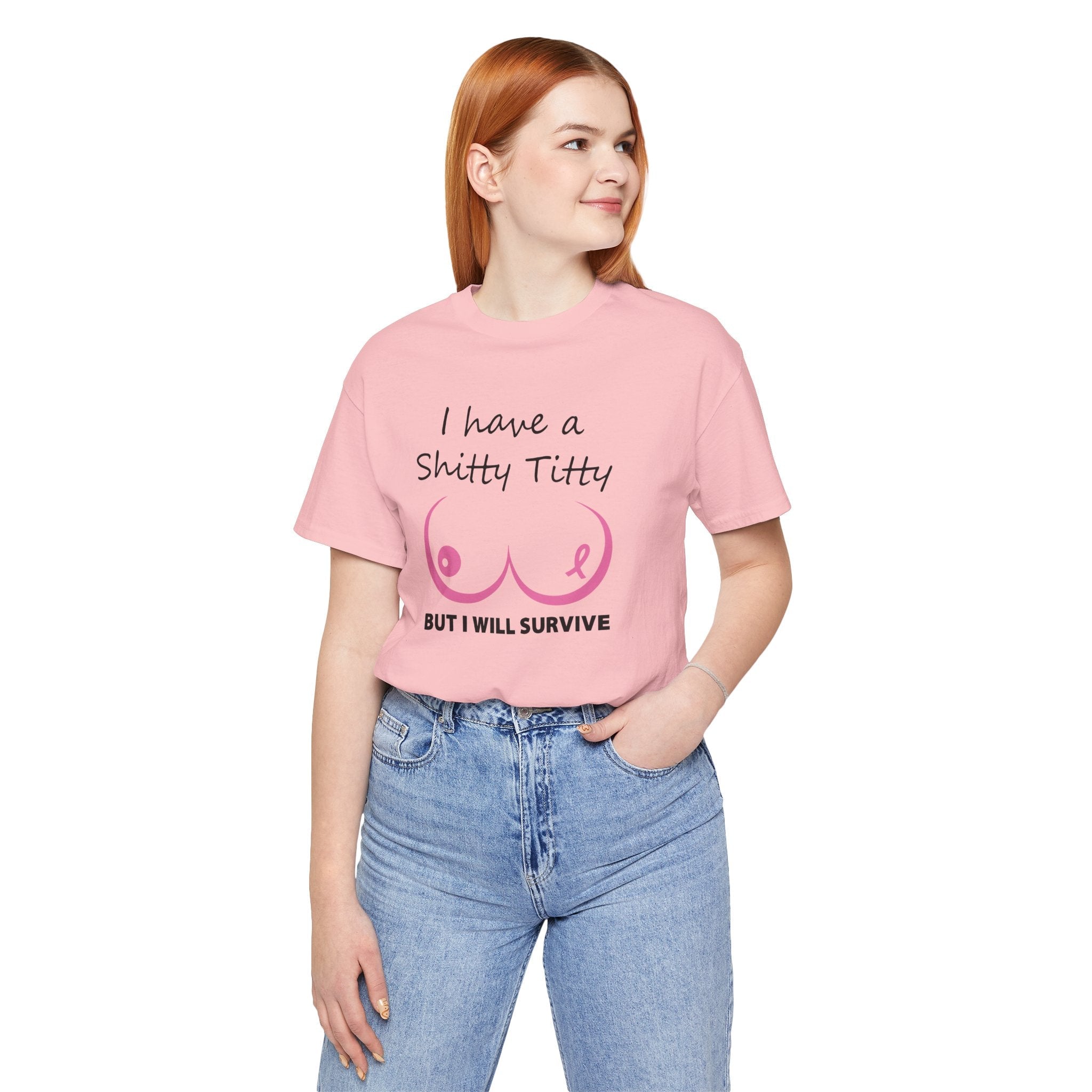Breast Cancer Awareness “Survivor Strength” Unisex Tee – Bella+Canvas 3001