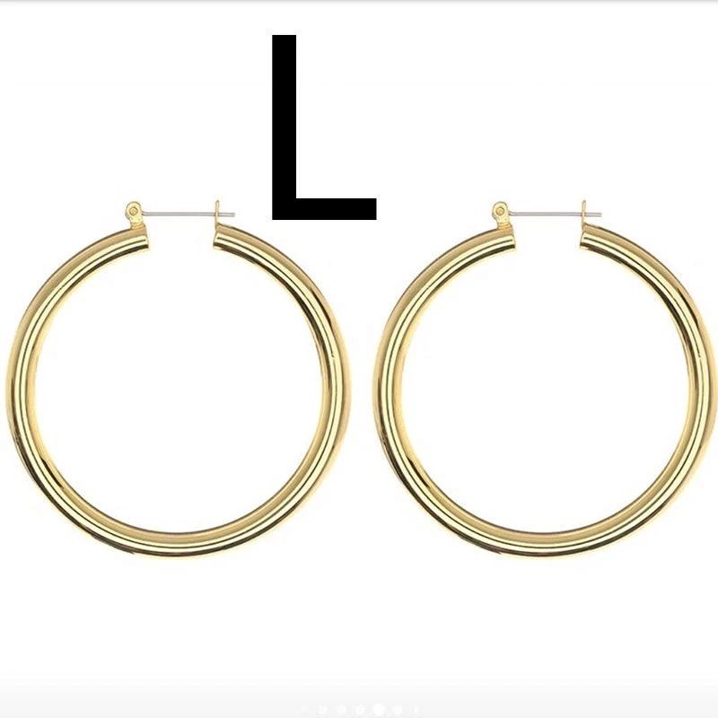 Titanium Steel HOOP Ring HOOP Earrings Cold Scenery Surface