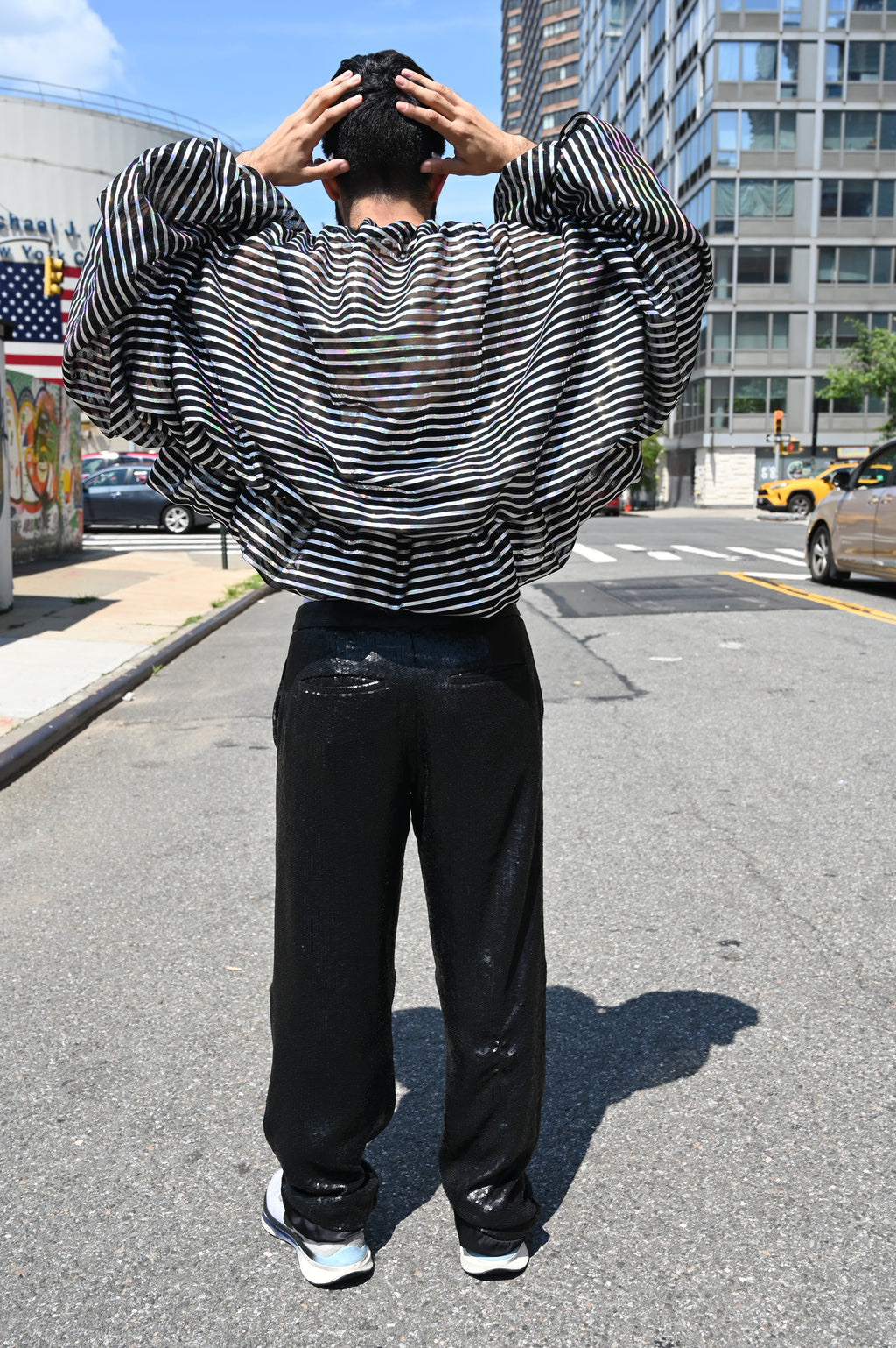 Pin Stripe Bolero Unisex Fashion