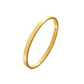 BG300G B.Tiff Simplicity Narrow Matte Gold Bangle Bracelet