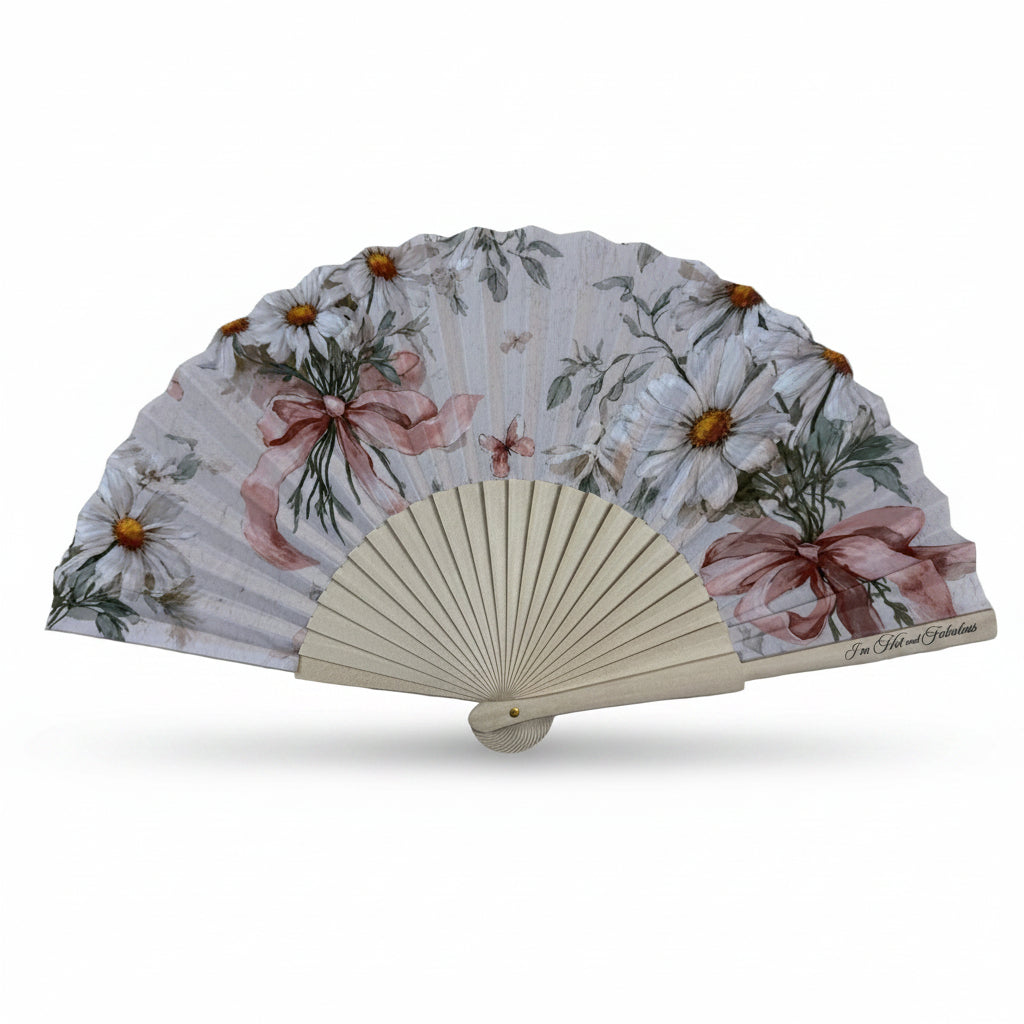 Daisies Hand Fan