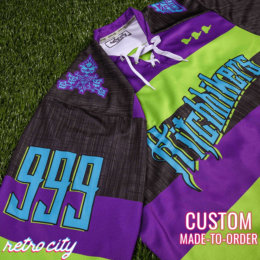 Haunted Mansion Ride 'Hitchhikers' Lace-Up Hockey Jersey (J3)