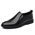 Men's Plus-Size Vintage Business Slip-On Leather Loafers