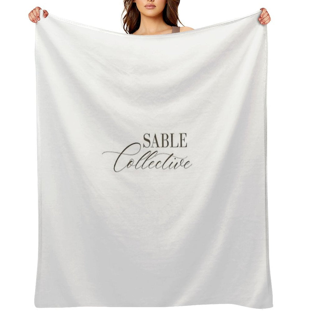 Sable Collective Logo Throw Blanket