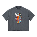 Love Pillcaso Snow Wash Raw-Hem Boxy T-shirt