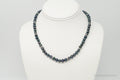 Vintage Tahitian Pearl Cubic Zirconia Sterling Silver String Necklace