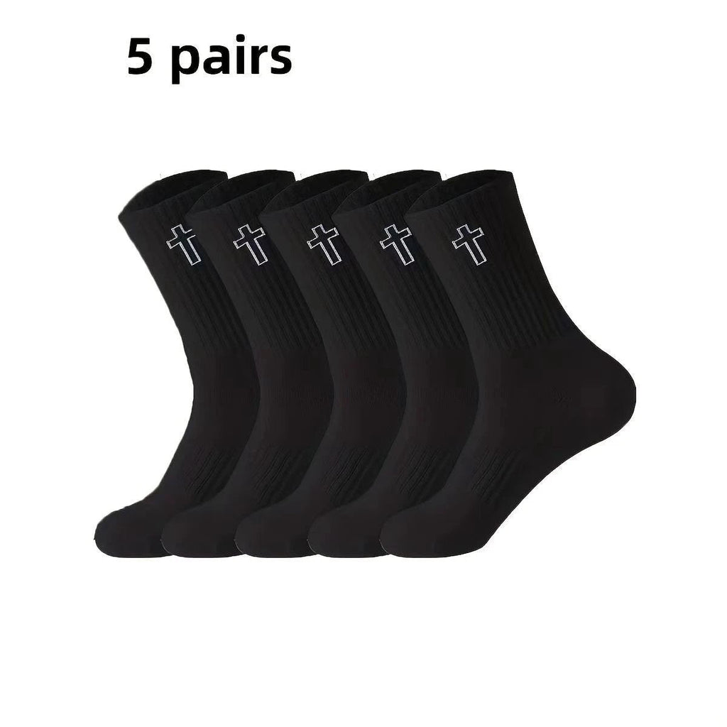 Men's Sweat Absorbing Leisure Mid-calf Socks