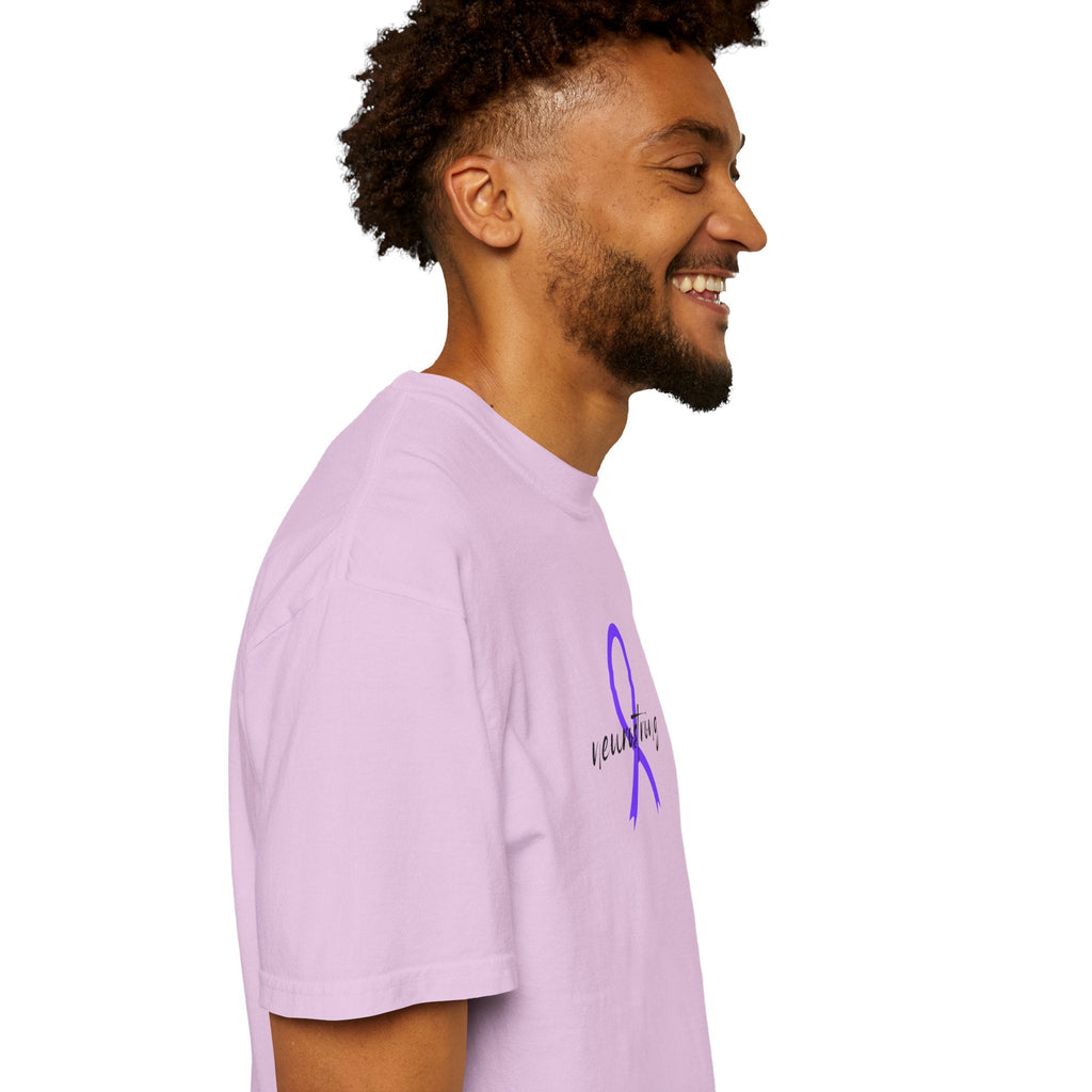 Neurostrong Epilepsy Awareness T-Shirt | Purple Ribbon Tee
