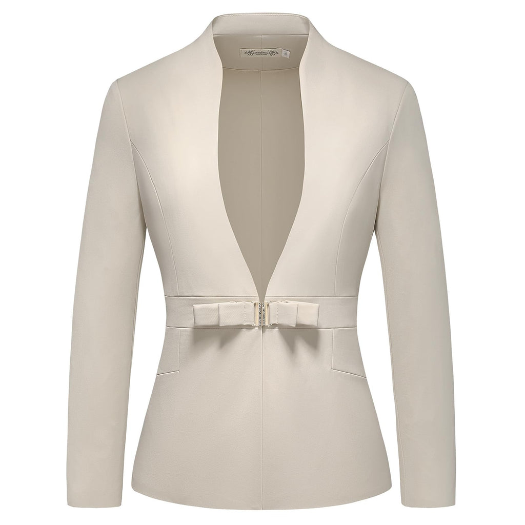 MODFUL Women's Business Pant Suit Set 2 Piece Slim Fit Blazer Jacket One Button Buckle Closure Lady Work Suit for Office