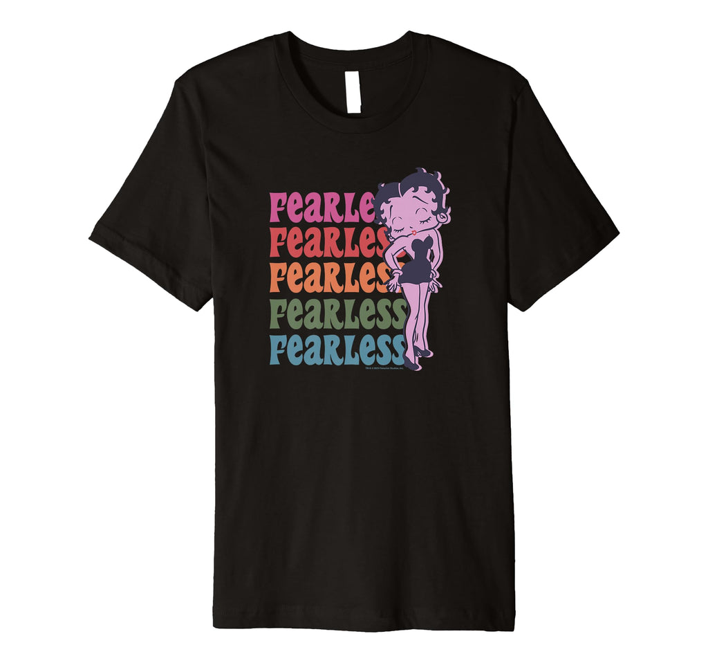 Betty Boop Pride Fearless Doll T-Shirt - Novelty Apparel for Adults