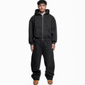 Street Fashion All-match Sweater Loose Straight Pants Set