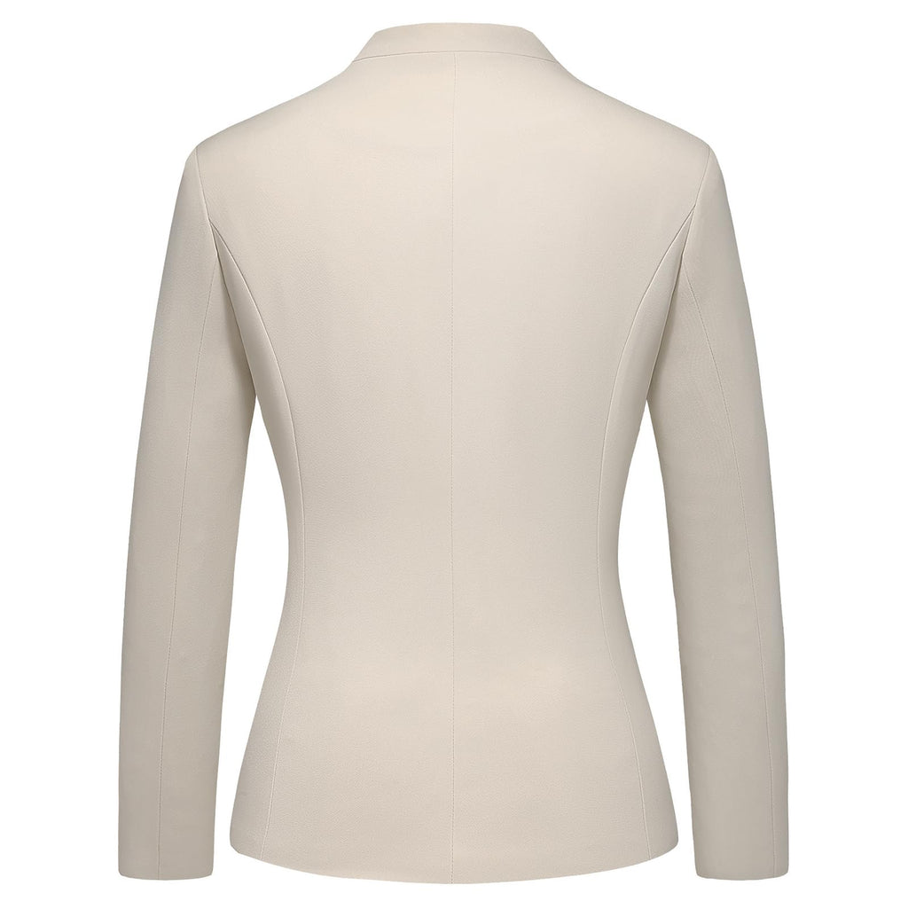 MODFUL Women's Business Pant Suit Set 2 Piece Slim Fit Blazer Jacket One Button Buckle Closure Lady Work Suit for Office