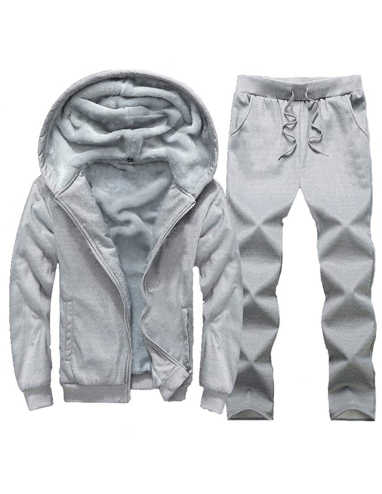 Lavnis Men's Casual Tracksuit Long Sleeve Running Jogging Athletic Sports Set
