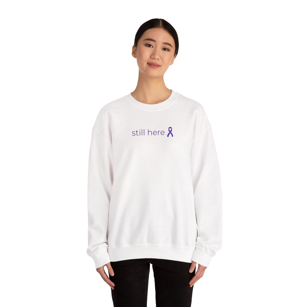 Still Here Printed Crewneck Sweatshirt