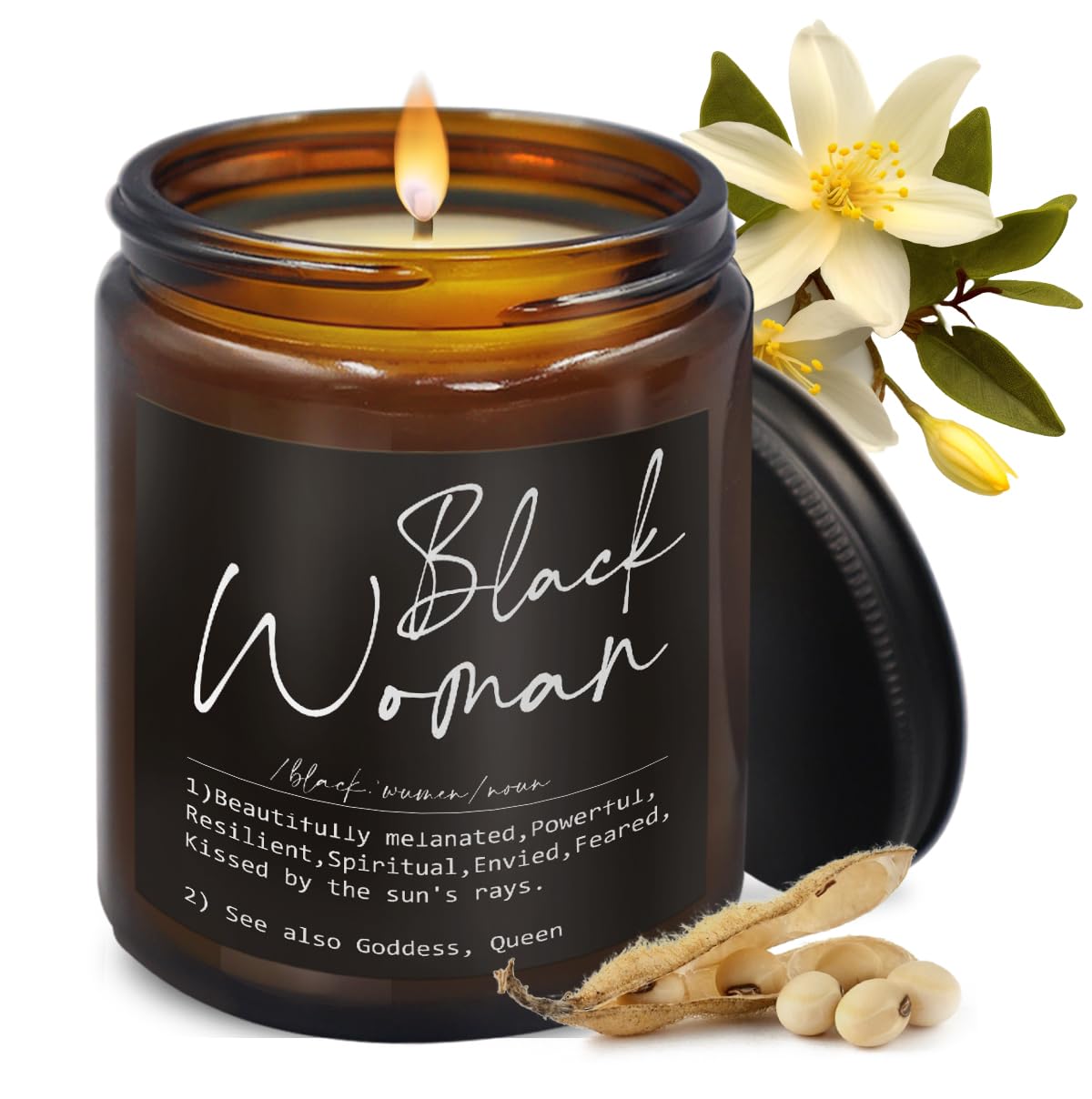 THDSE Black Women Definition African American Gifts - Scented Candles