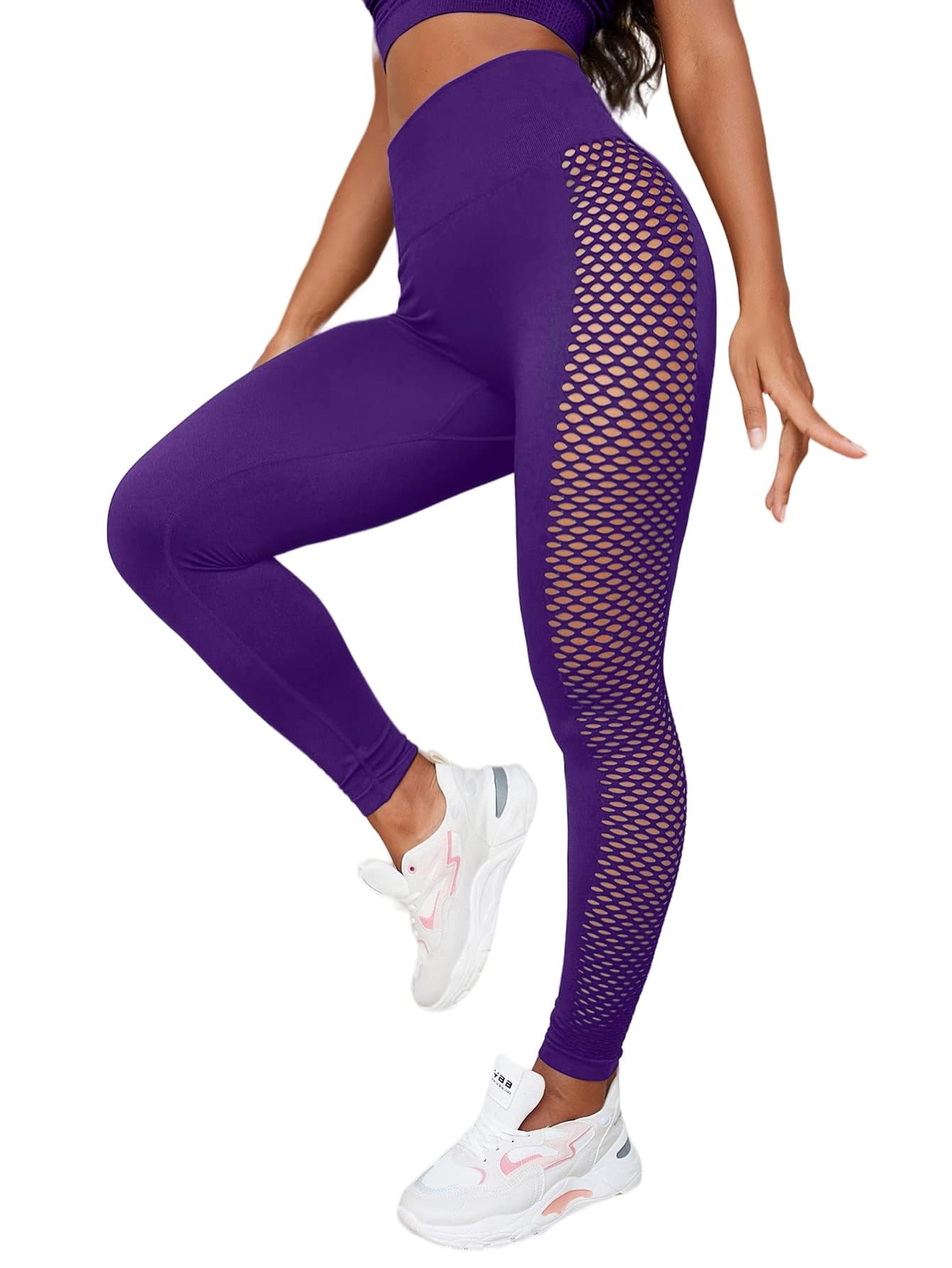 MGULEEYI New Lifting Leggings Women High Waisted Seamless Workout Leggings Gym Booty Tights Tummy Control Yoga Pants
