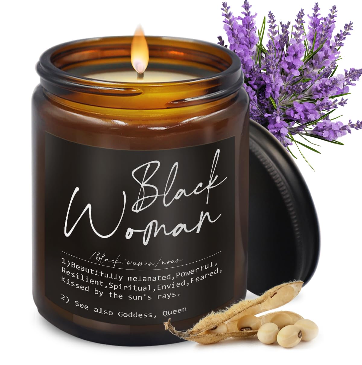 THDSE Black Women Definition African American Gifts - Scented Candles