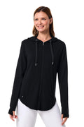 Coolibar Women's Zip-Up Hoodie - UPF 50+ Sun Protection - LumaLeo
