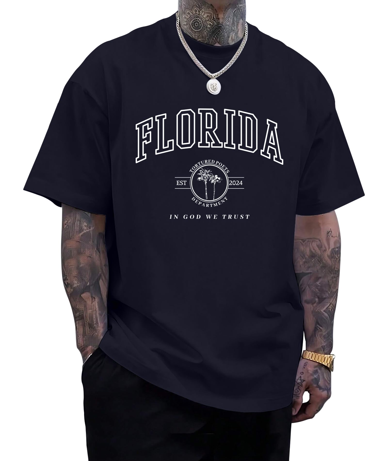 KESIHAN Mens Graphic T Shirts Mens Summer Shirts Round Neck Regular Short Sleeve Casual Vintage Tees
