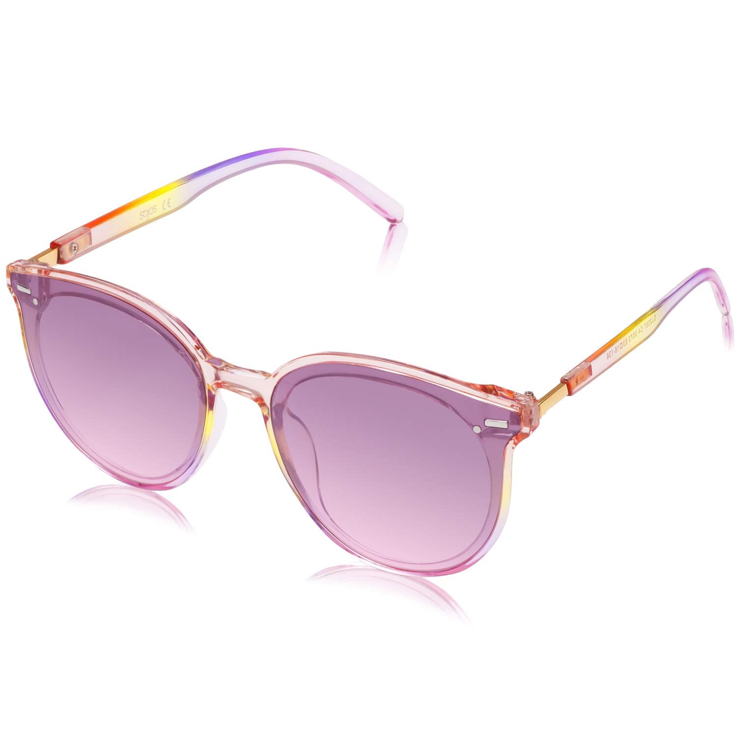 SOJOS Sunglasses Womens Trendy 2025 Classic Round Retro Vintage Shades Large Frame Sunnies SJ2067