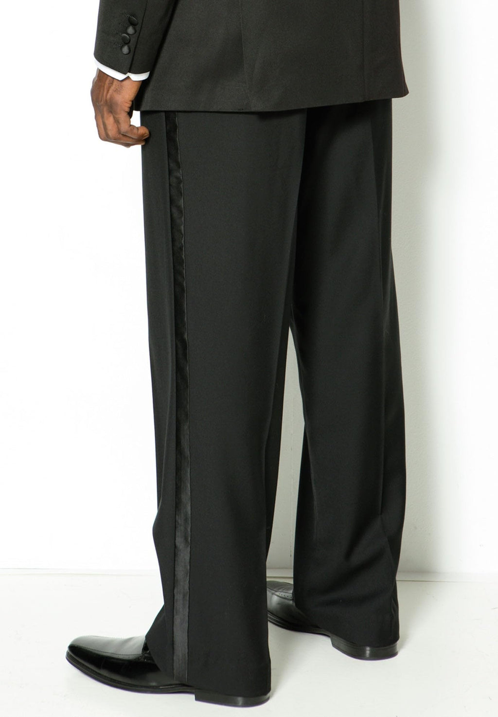 KingSize Men's Big & Tall Plain Front Tuxedo Pants