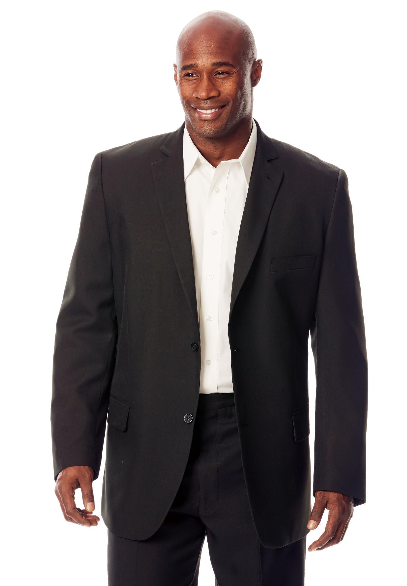 KingSize Men's Big & Tall Easy Movement Two-Button Jacket