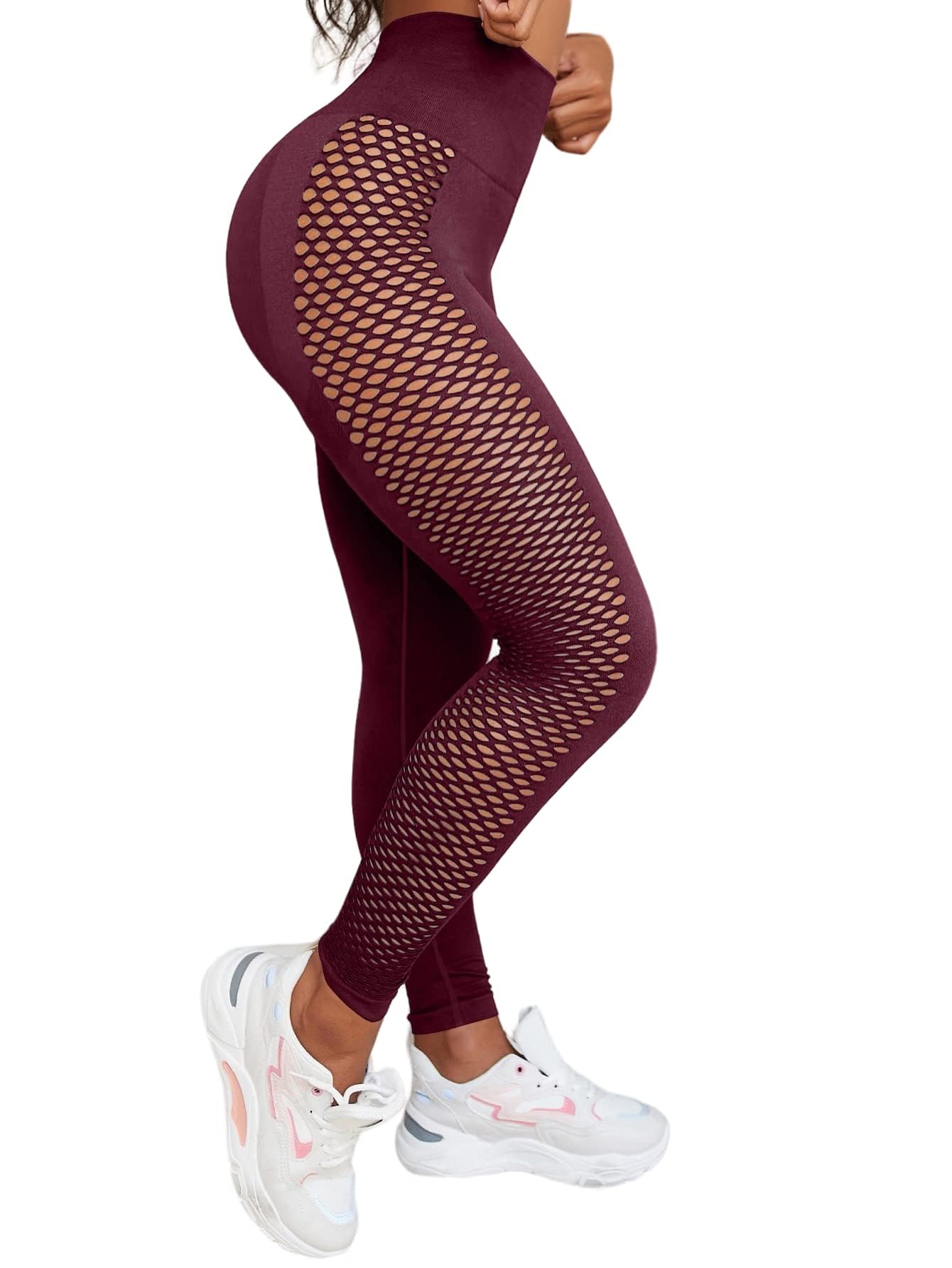 MGULEEYI New Lifting Leggings Women High Waisted Seamless Workout Leggings Gym Booty Tights Tummy Control Yoga Pants