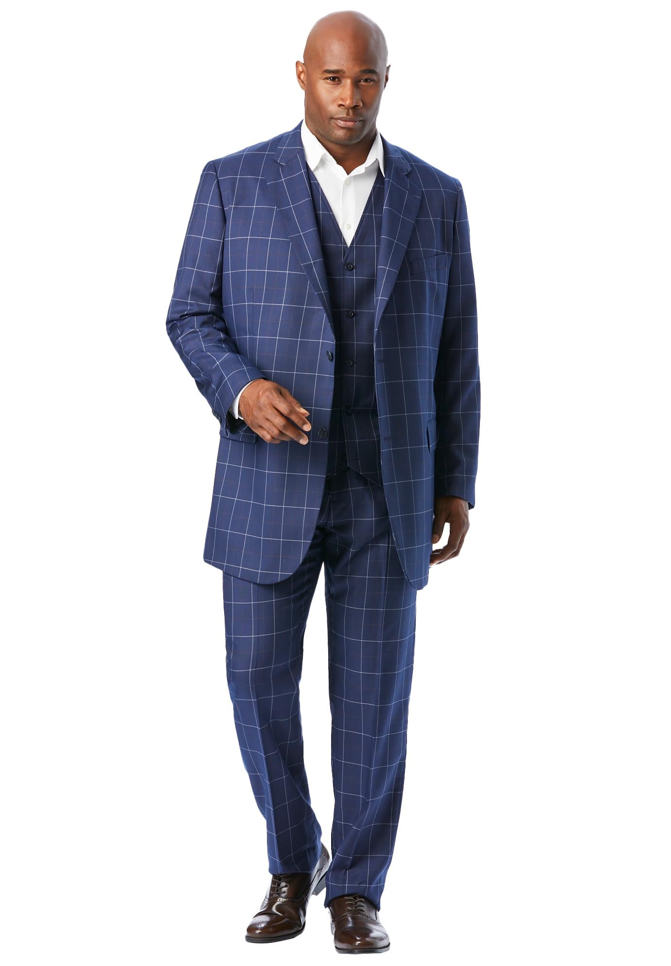 KingSize Men's Big & Tall Easy Movement Two-Button Jacket
