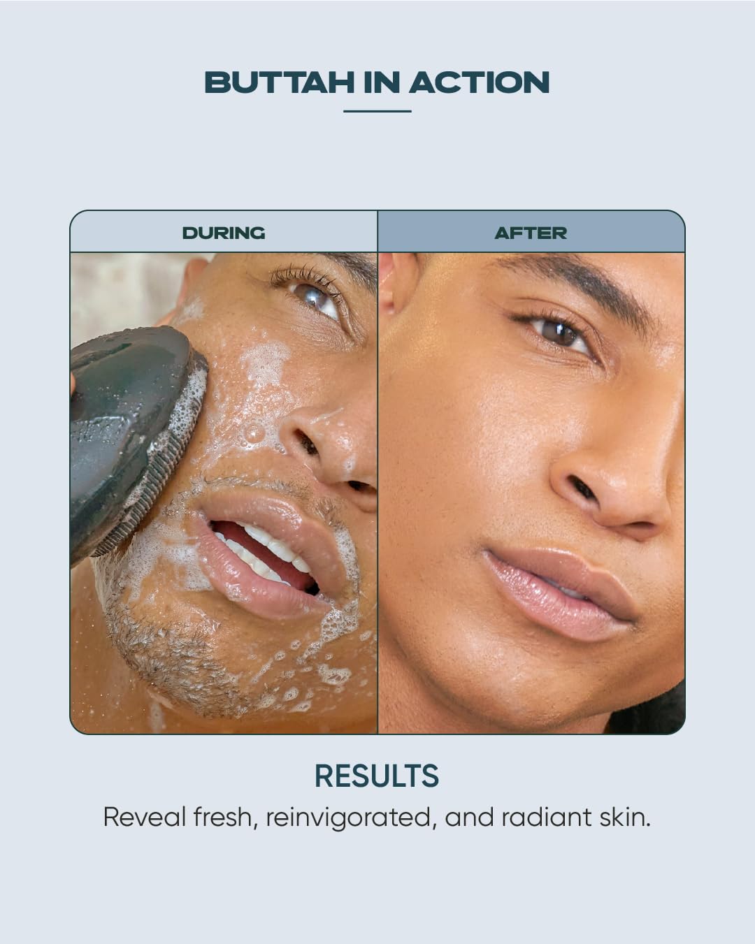 Buttah Skin by Dorion Renaud Buttah Vibe Cleansing Brush with Stand – New & Improved Technology for Deep Cleansing & Gentle Exfoliation - Sonic Pulsating Face Brush - 2-Speed for Men & Women
