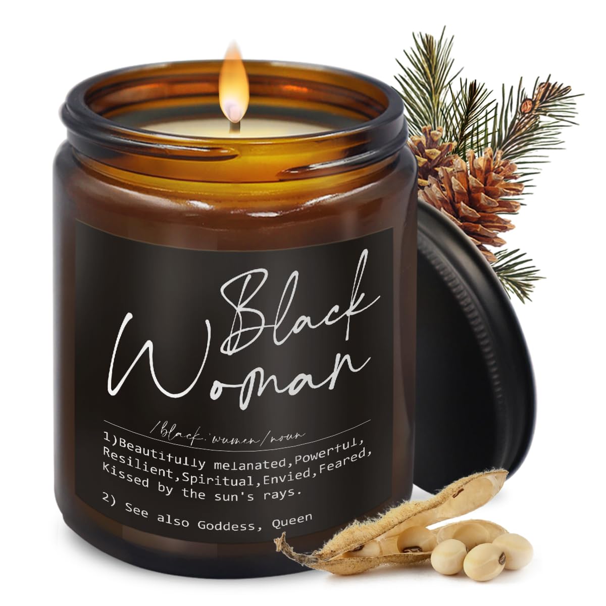THDSE Black Women Definition African American Gifts - Scented Candles