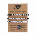 Szwyymybsr Graduation Bracelet for Men Women, Class of 2026, Grade, High School, College, Masters Degree, Graduation Bracelet for Friend Daughter Sister Granddaughter With Graduation Meaningful Cards