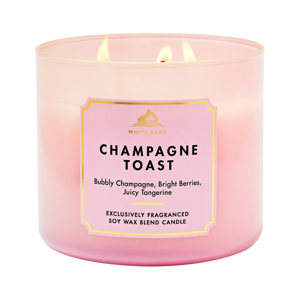 Bath & Body Works 3-Wick Candle, Long-Lasting Burn Up to 45 Hours, Exclusively Fragranced Soy Wax Blend
